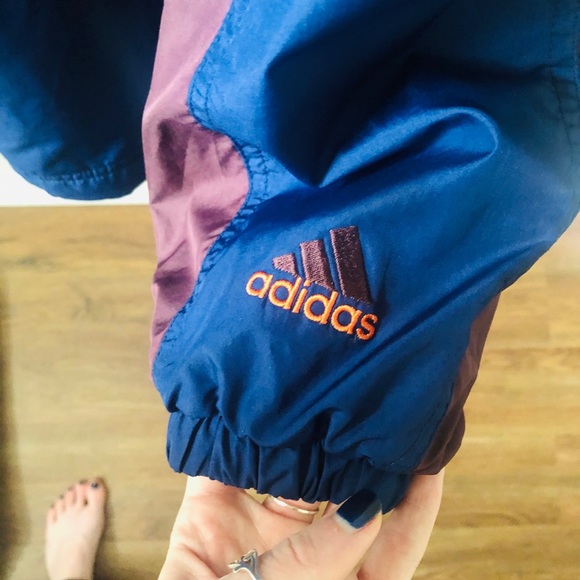 ❌SOLD❌ADIDAS Vintage Colorblock Windbreaker Jacket - Picture 4 of 6